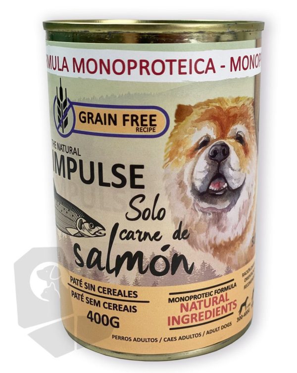 IMPULSE DOG HUMEDO SALMON 400GR