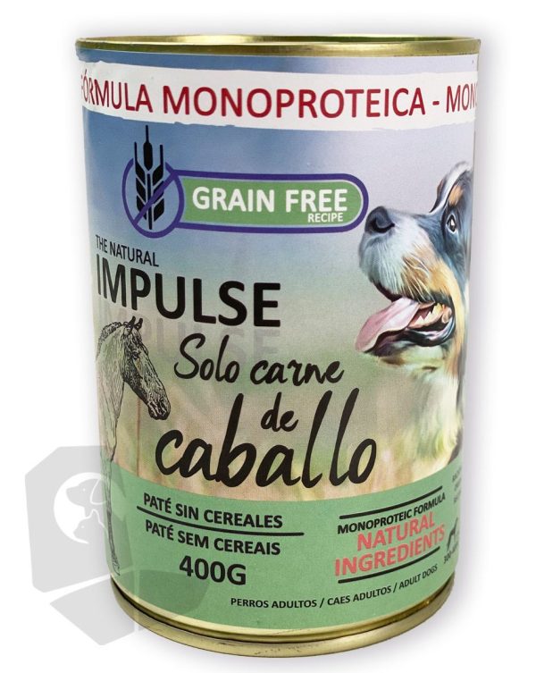 IMPULSE DOG HUMEDO CABALLO 400GR
