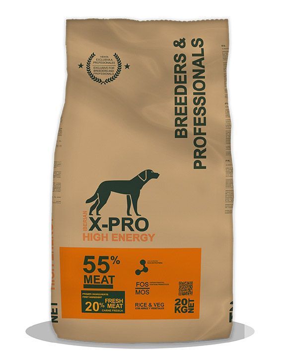 X-PRO Professional Dog High Energy 20kg