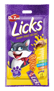 LICKS CONEJO Snack Líquido Gato15gr x 4uds