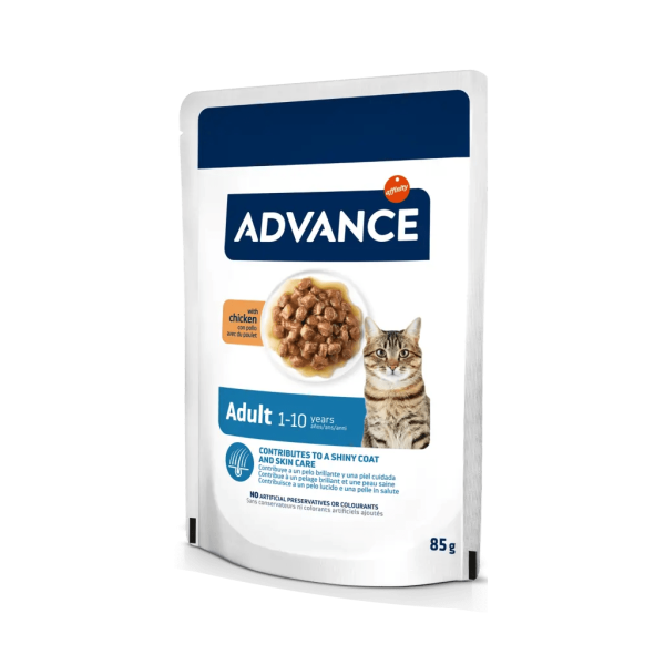 ADVANCE BOCADITOS EN SALSA ADULTO POLLO 85grs