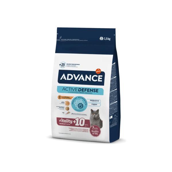 ADVANCE CAT VITALITY STERILIZADO SENIOR 1,5 kg