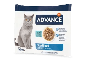 ADVANCE BOCADITOS EN SALSA ADULTO ESTERILIZADO BACALAO 340grs