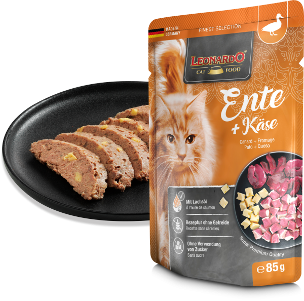 LEONARDO PATO + QUESO 85g