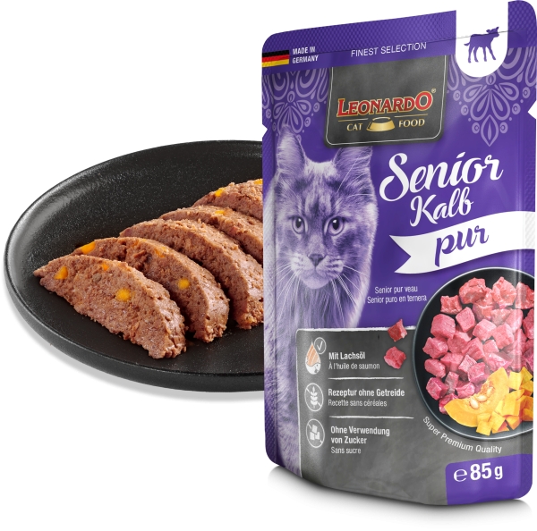 LEONARDO SENIOR PURO EN TERNERA 85G