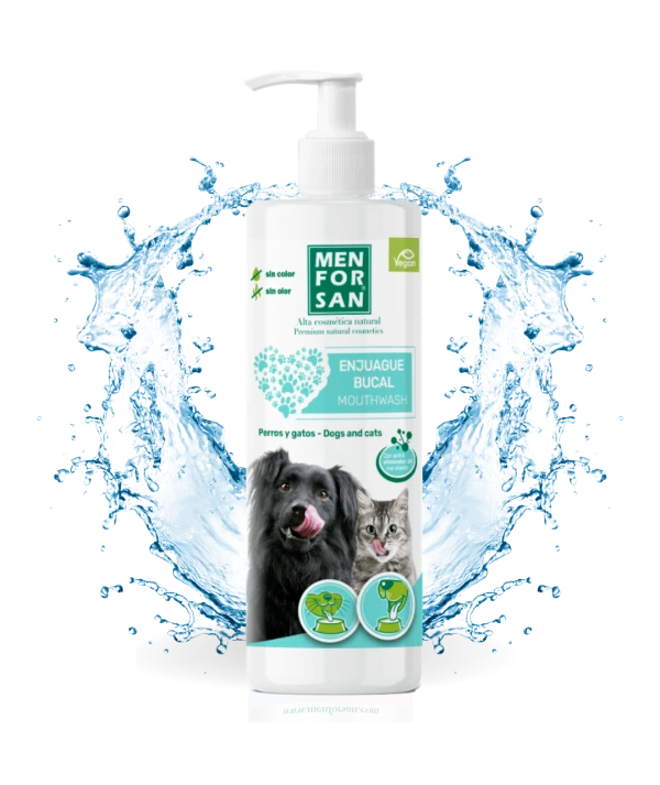 Enjuague bucal antisarro para perros y gatos 500ml