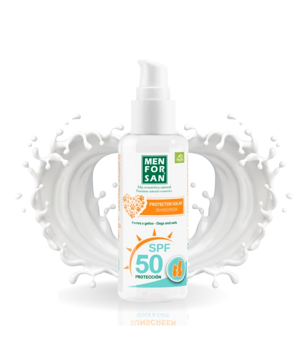 Protector Solar 50+ para perros y gatos 60ml