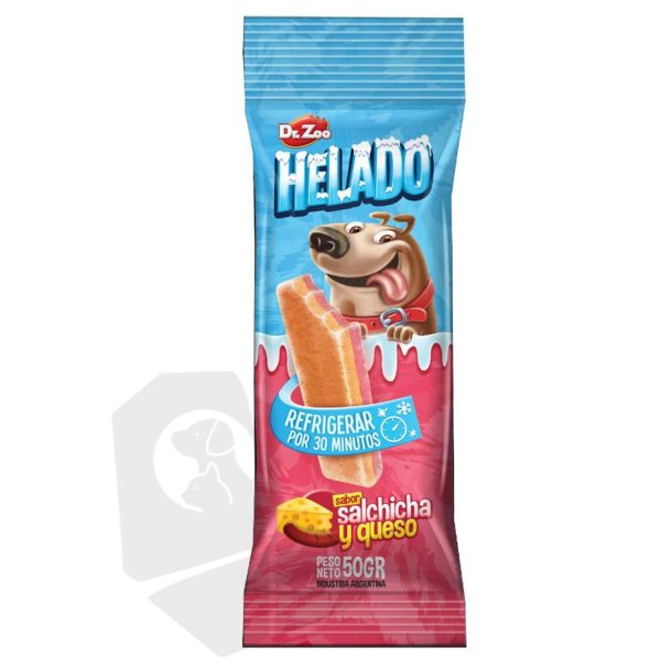 Helado Salchicha y Queso 50gr (Caja de 24 uds)