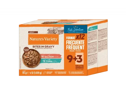 Nature's Variety BOCADITOS EN SALSA MULTIPACK PESCADO