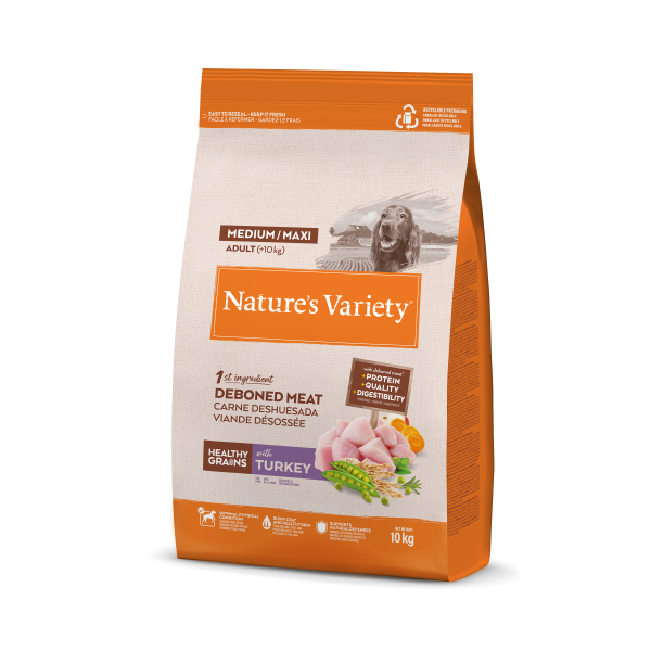 Nature's Variety HEALTHY GRAIN ADULT MED/MAXI PAVO