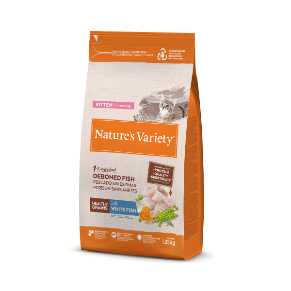 Nature's Variety HEALTHY GRAIN KITTEN PESCADO BLANCO