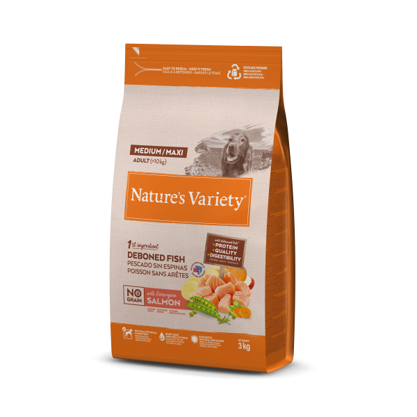 Nature's Variety NO GRAIN ADULT SALMÓN NORUEGO