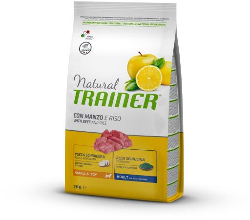 Natural Trainer Pienso Natural de Buey para Perro Mini Adulto