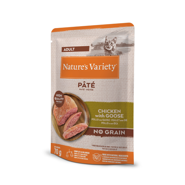 Nature's Variety NO GRAIN Paté Pollo con Ganso