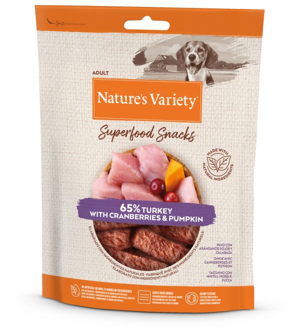 Nature's Variety Original Superfood Snacks pavo