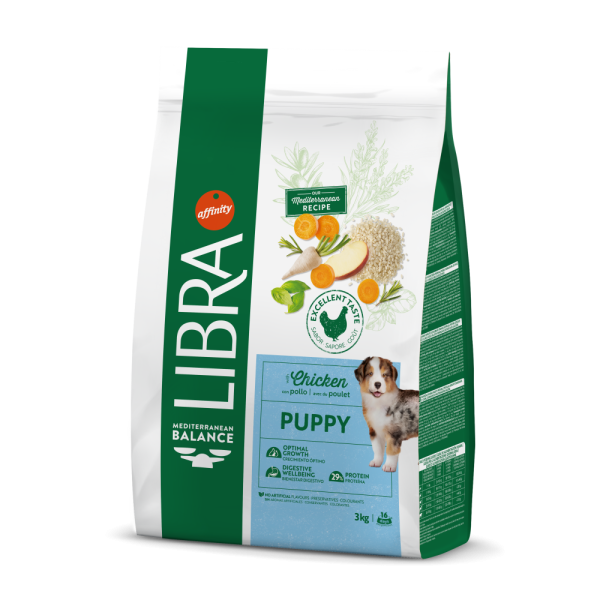 Libra Puppy con pollo
