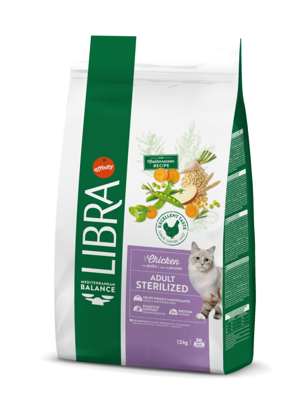 Libra Cat Adulto esterilizado con pollo