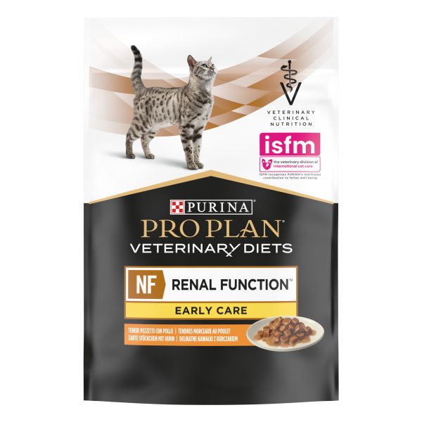PRO PLAN VETERINARY DIETS  FELINE NF Renal Function Early Care Pollo 85 grs