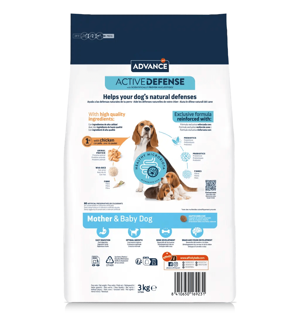 ADVANCE Mother & Baby Dog 3 kg - Imagen 2