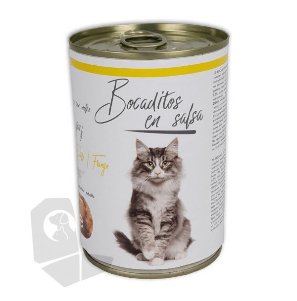 Bocaditos en salsa cat pollo 415gr