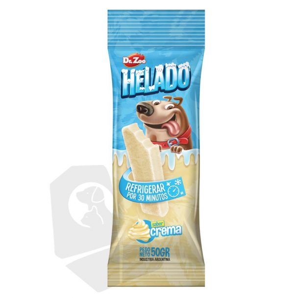Helado sabor crema 50gr (Caja de 24 uds)