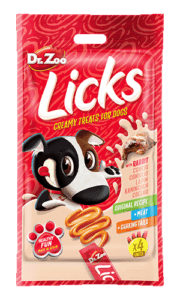 LICKS CONEJO PERRO Snack LÃquido 15gr x 4uds