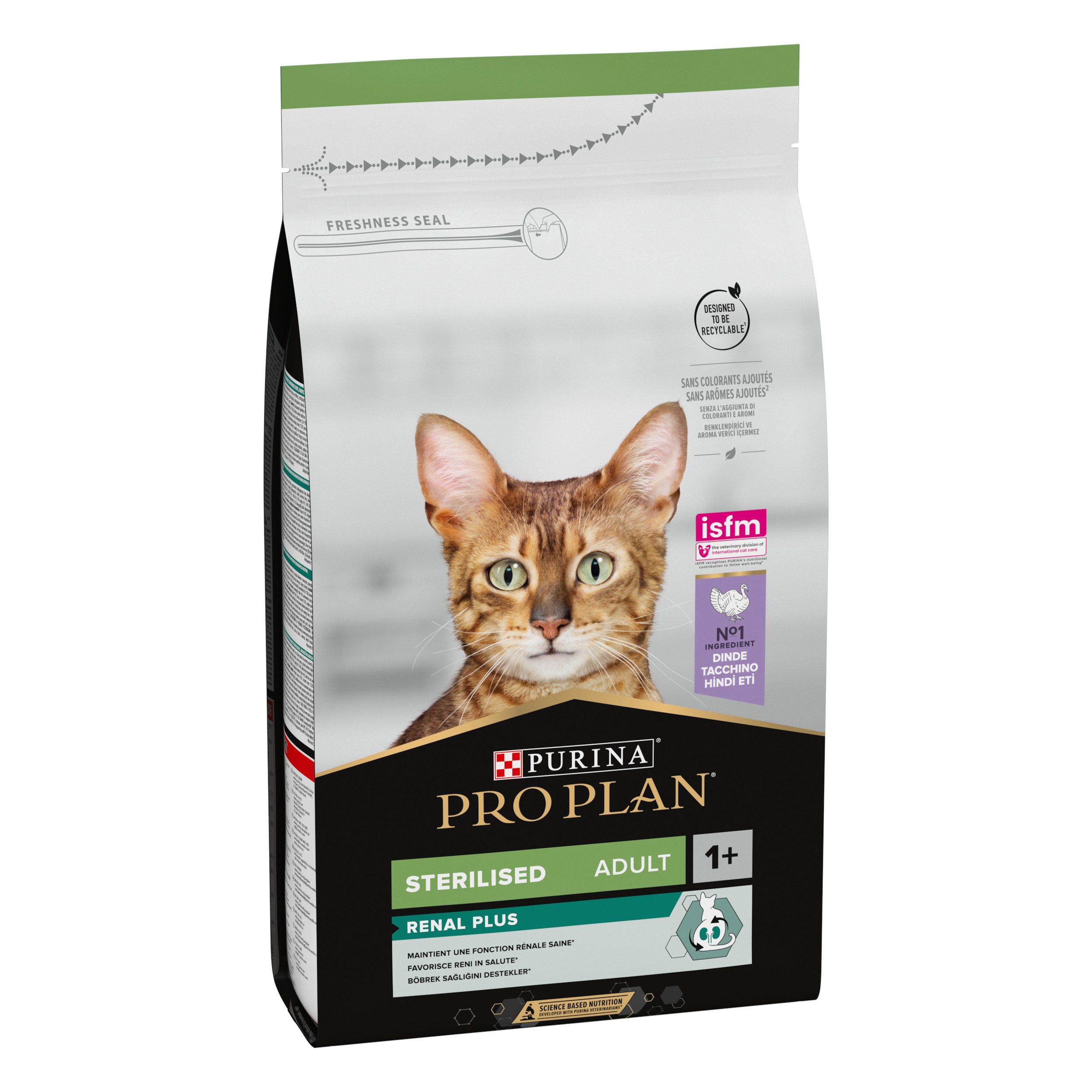 PURINA® PRO PLAN® Gato STERILISED Adult 1+ RENAL PLUS Pavo