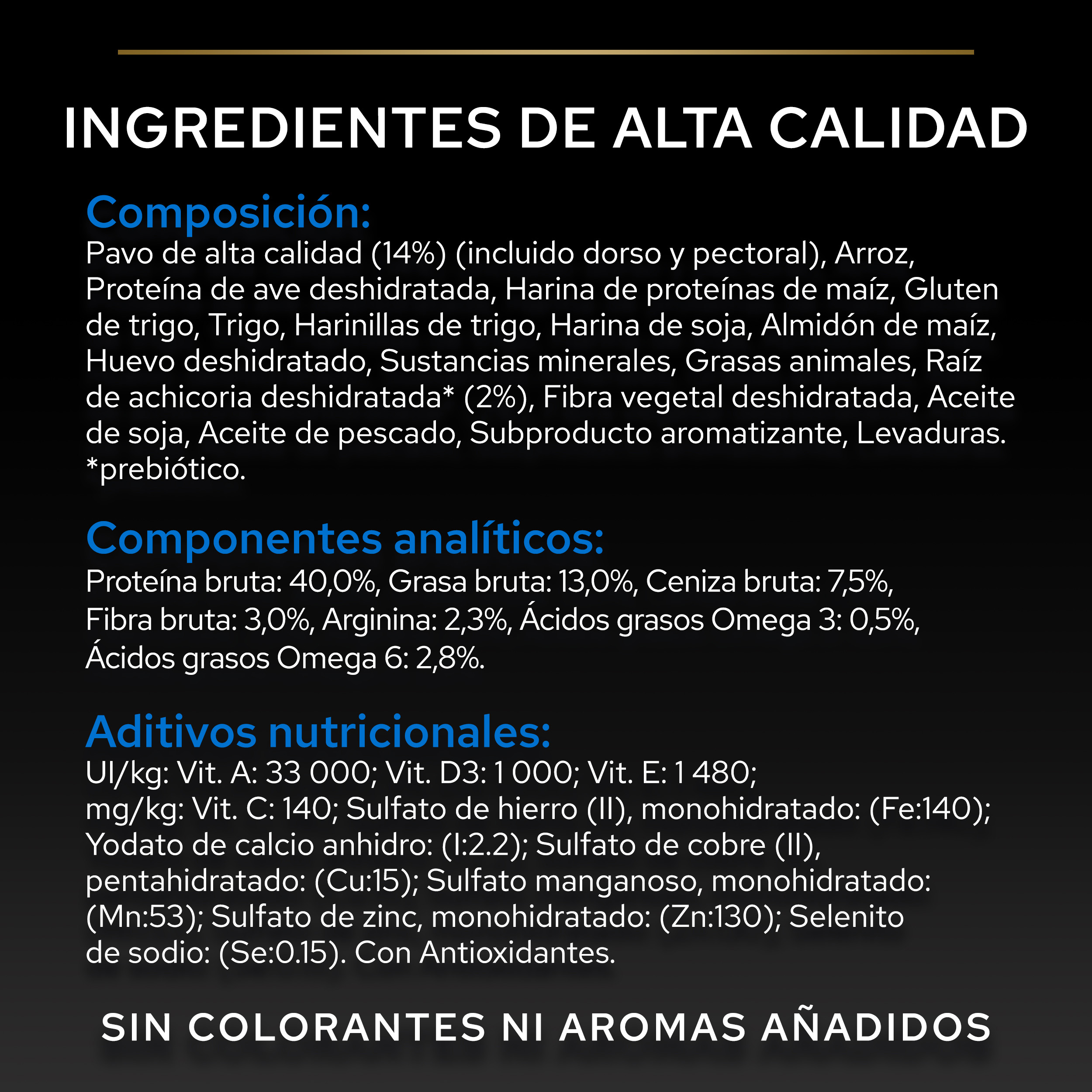PURINA® PRO PLAN® Gato STERILISED Senior 7+ LONGEVIS® Pavo - Imagen 5