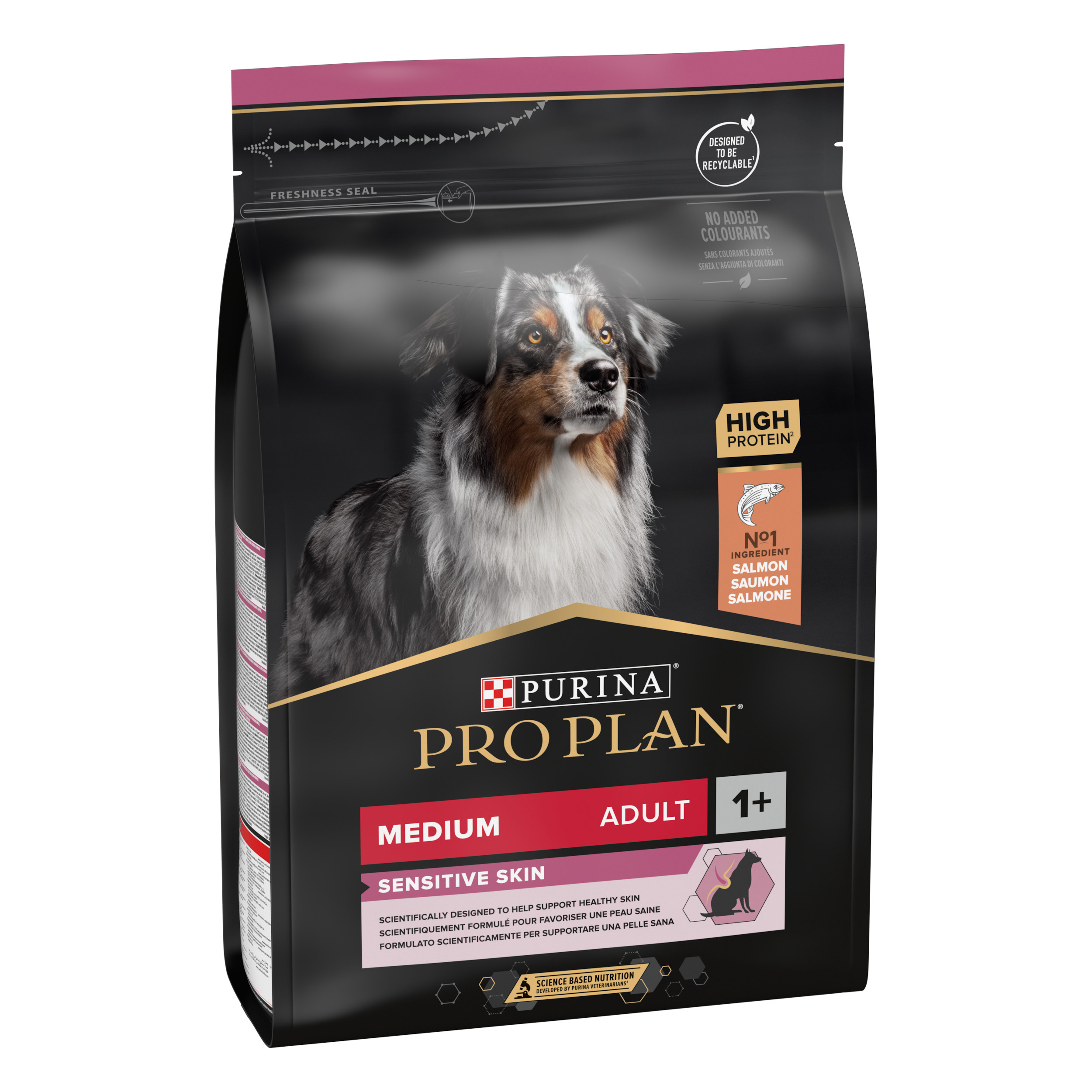 PRO PLAN Medium Adult SENSITIVE SKIN Salmón
