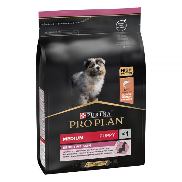 PRO PLAN Puppy Medium SENSITIVE SKIN Salmón
