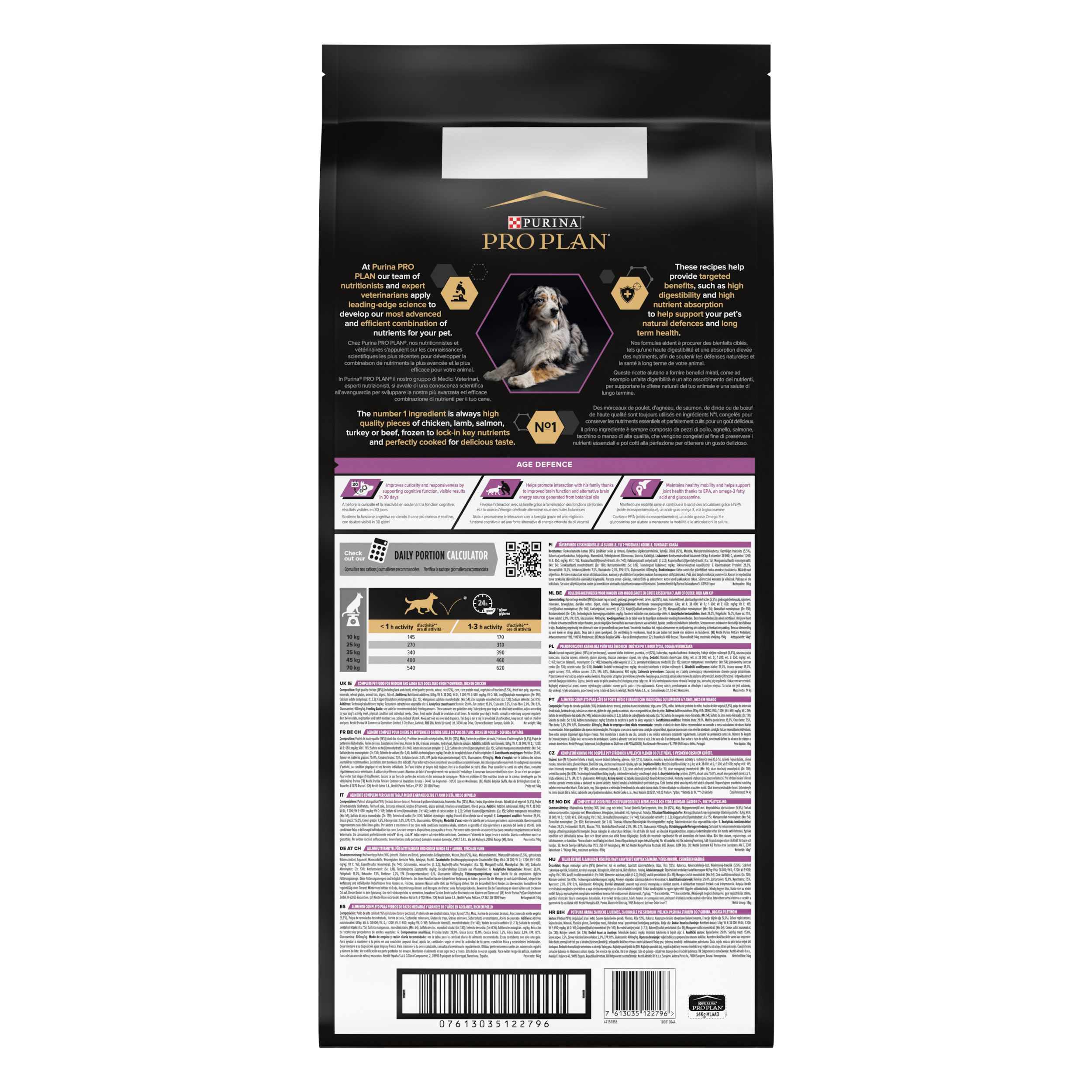 PRO PLAN Medium & Large Adult 7+ AGE DEFENCE Pollo - Imagen 2