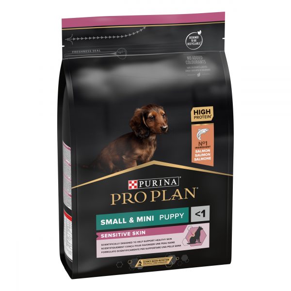 PRO PLAN Puppy Small & Mini SENSITIVE SKIN Salmón