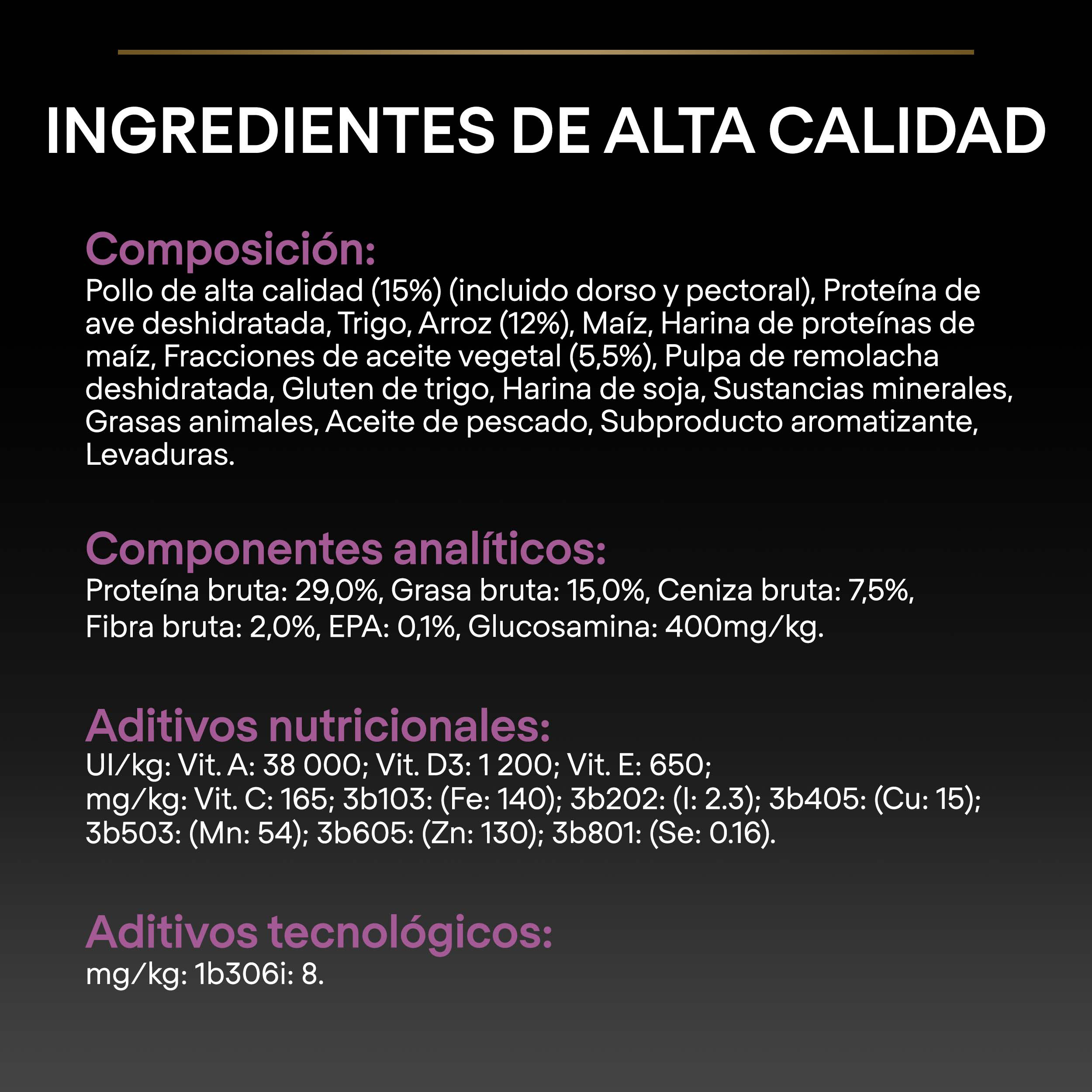 PRO PLAN Small & Mini Adult 9+ AGE DEFENCE Pollo - Imagen 8
