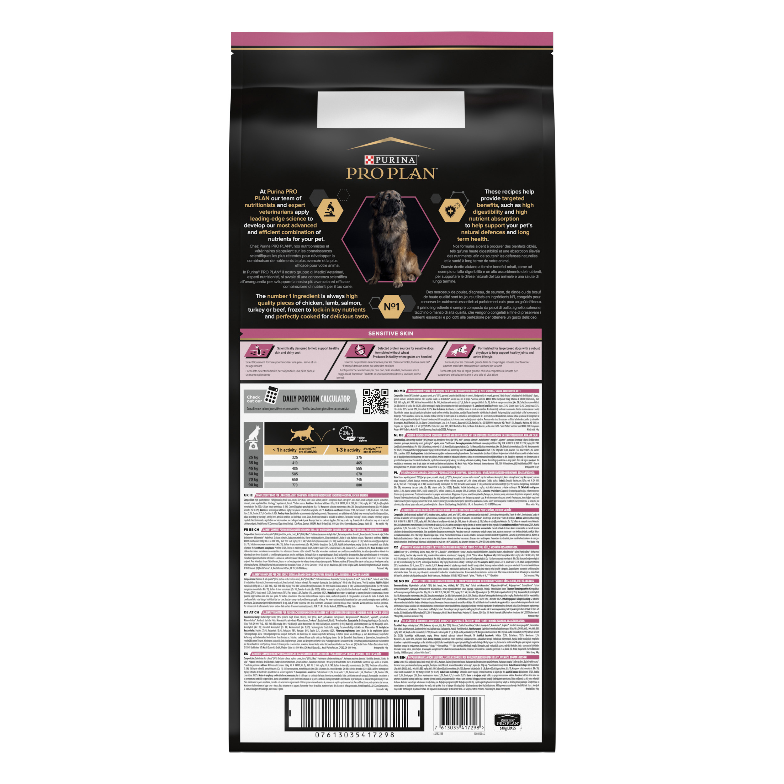 PURINA® PRO PLAN® Large Robust Adult SENSITIVE SKIN Salmón - Imagen 2