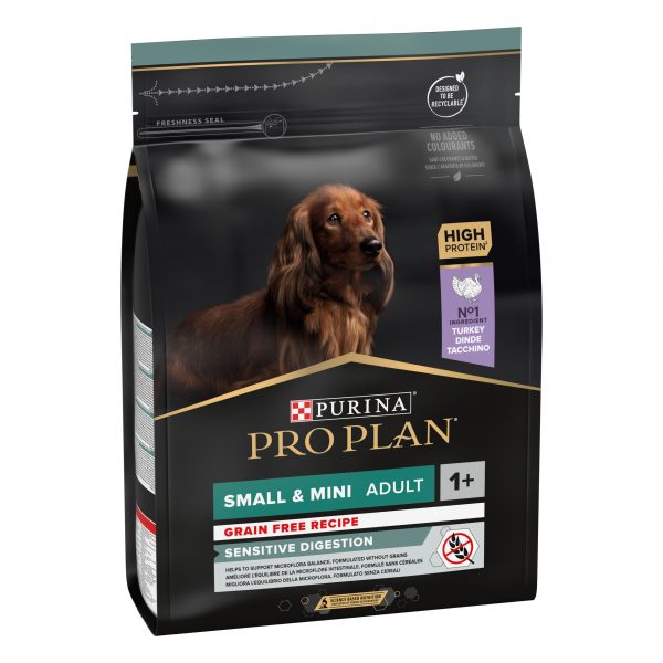 PRO PLAN Small & Mini SENSITIVE DIGESTION Grain Free Pavo