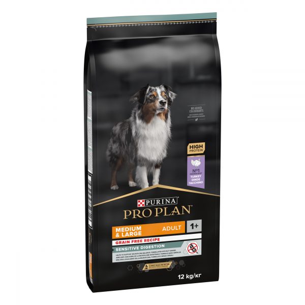 PRO PLAN Medium & Large SENSITIVE DIGESTION Grain Free Pavo
