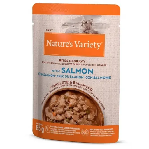Nature's Variety Bocaditos en salsa con Salmón