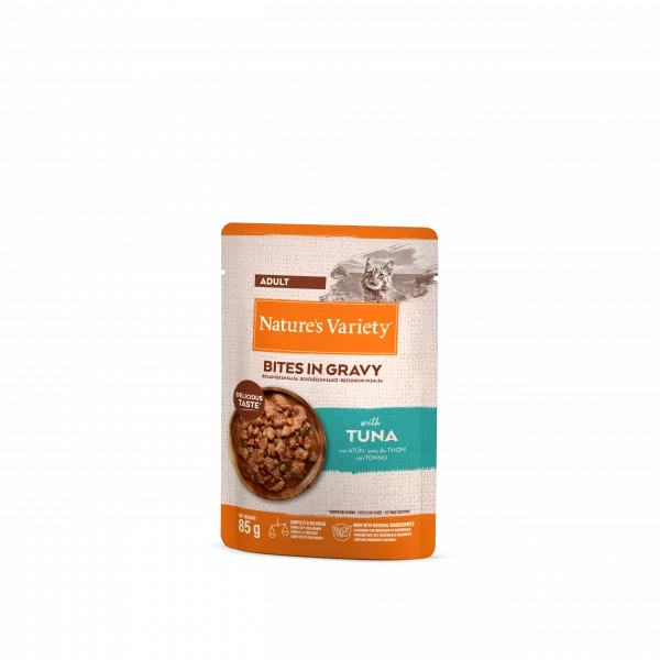 Nature's Variety Bocaditos en salsa con AtĆŗn