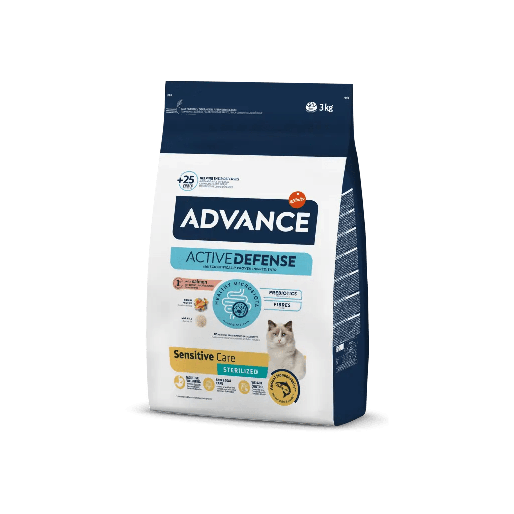 ADVANCE CAT SENSITIVE CARE STERILIZADO SALMON