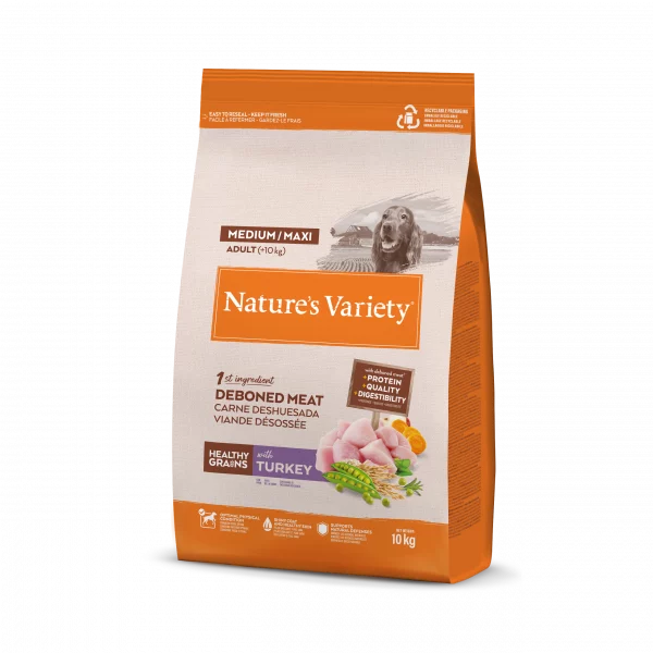 Nature's Variety HEALTHY GRAIN ADULT MED/MAXI PAVO