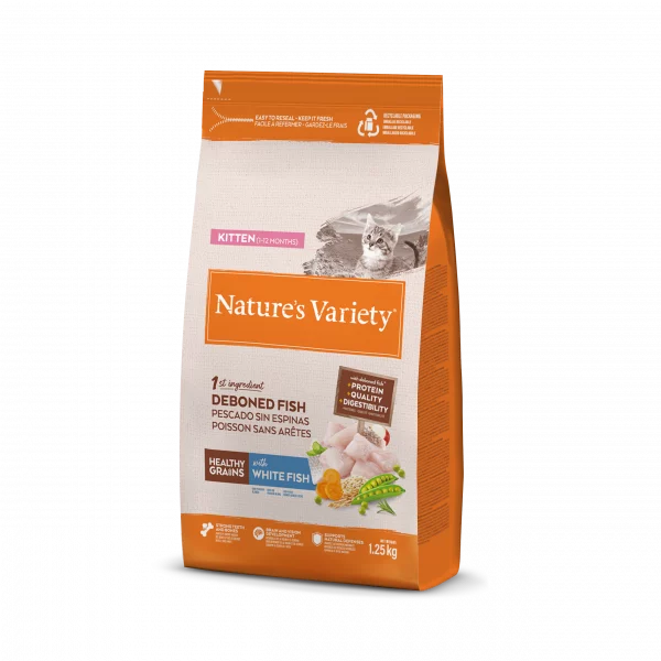 Nature's Variety HEALTHY GRAIN KITTEN PESCADO BLANCO