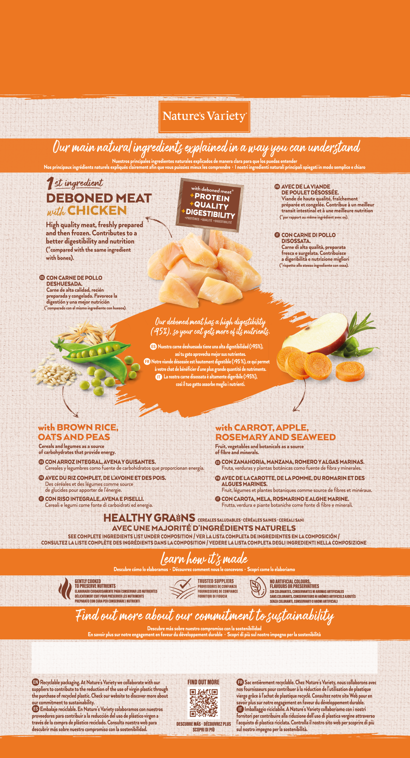 Nature's Variety HEALTHY GRAIN STERILIZED POLLO - Imagen 2
