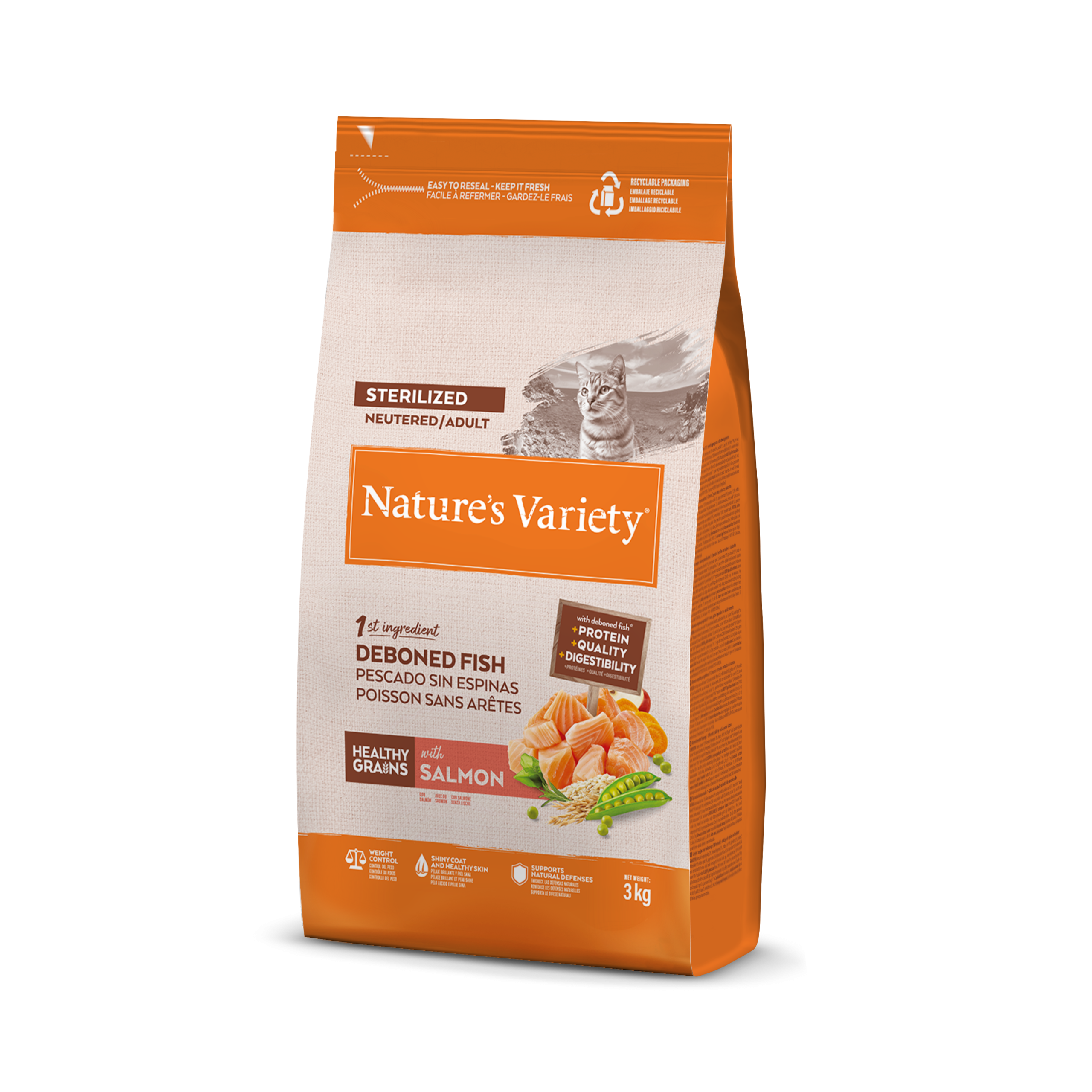 Nature's Variety HEALTHY GRAIN STERILIZED SALMÓN