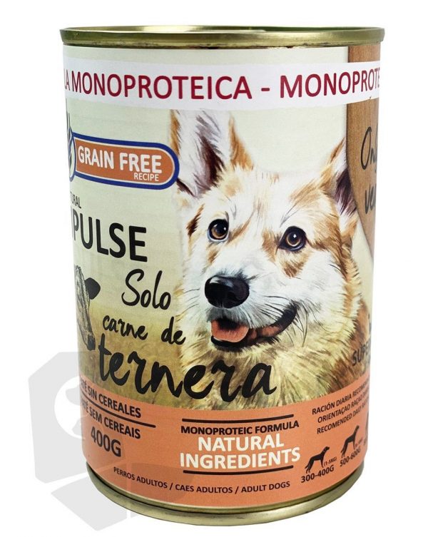 IMPULSE DOG HUMEDO TERNERA 400GR