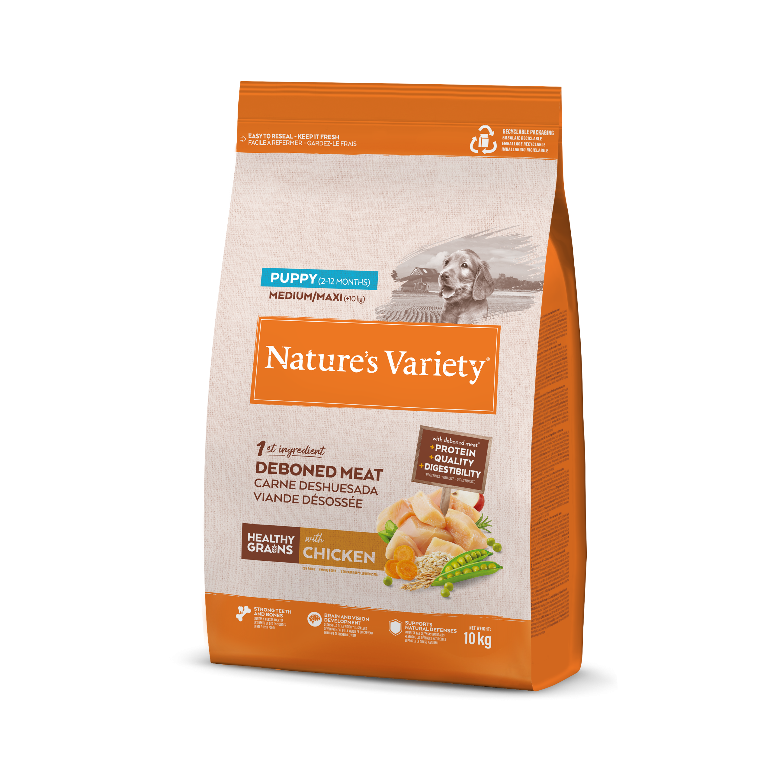 Nature's Variety HEALTHY GRAIN MEDIUM PUPPY POLLO CAMPERO