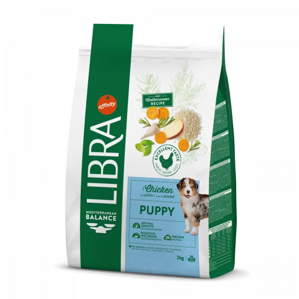 Libra Puppy con pollo