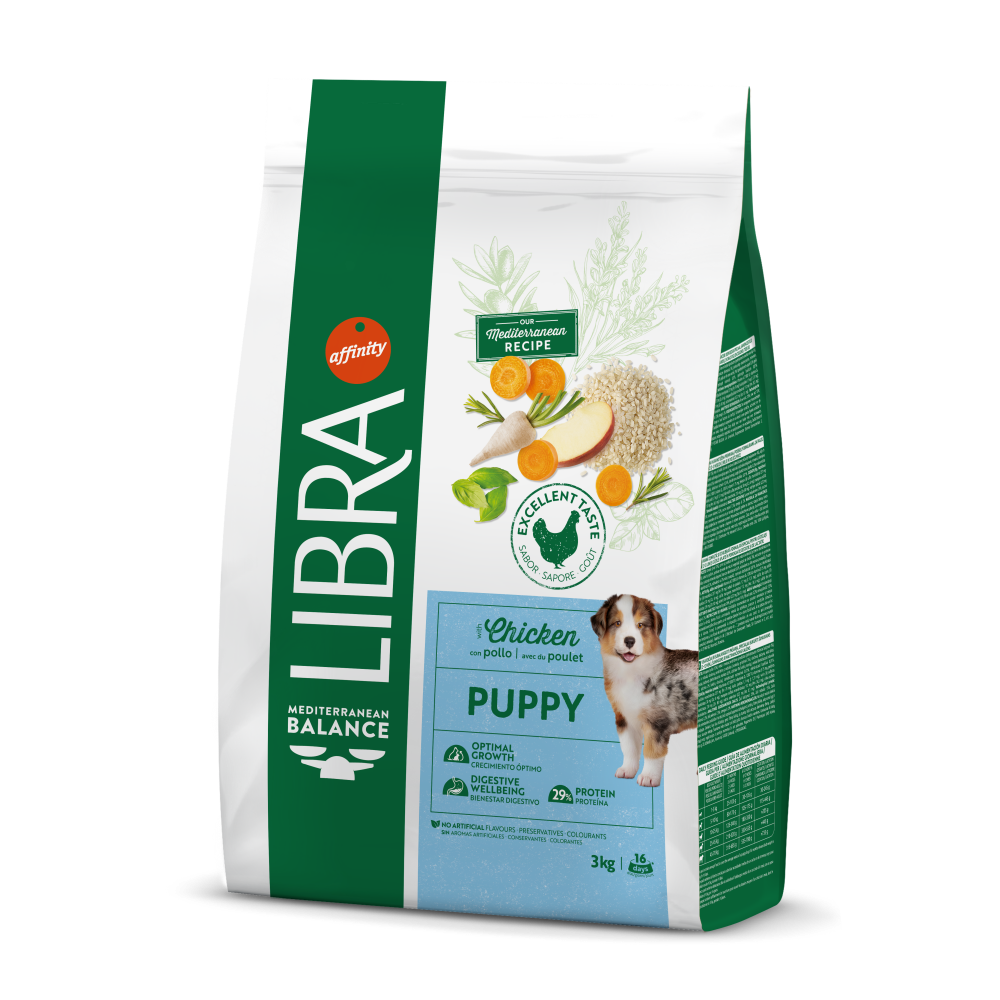 Libra Puppy con pollo