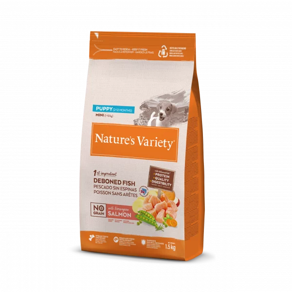 Nature's Variety NO GRAIN PUPPY MINI SALMĆN NORUEGO
