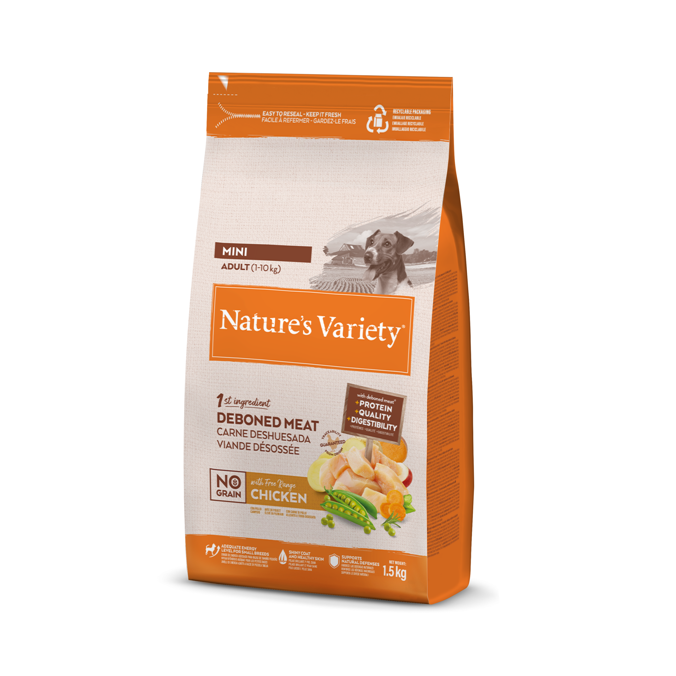 Nature's Variety NO GRAIN ADULT MINI POLLO