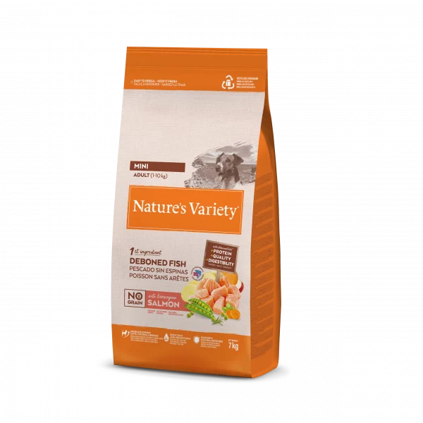 Nature's Variety NO GRAIN ADULT MINI SALMĆN NORUEGO